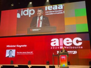 Read more about the article “It’s time to pass the bill” education minister tells packed AIEC crowd