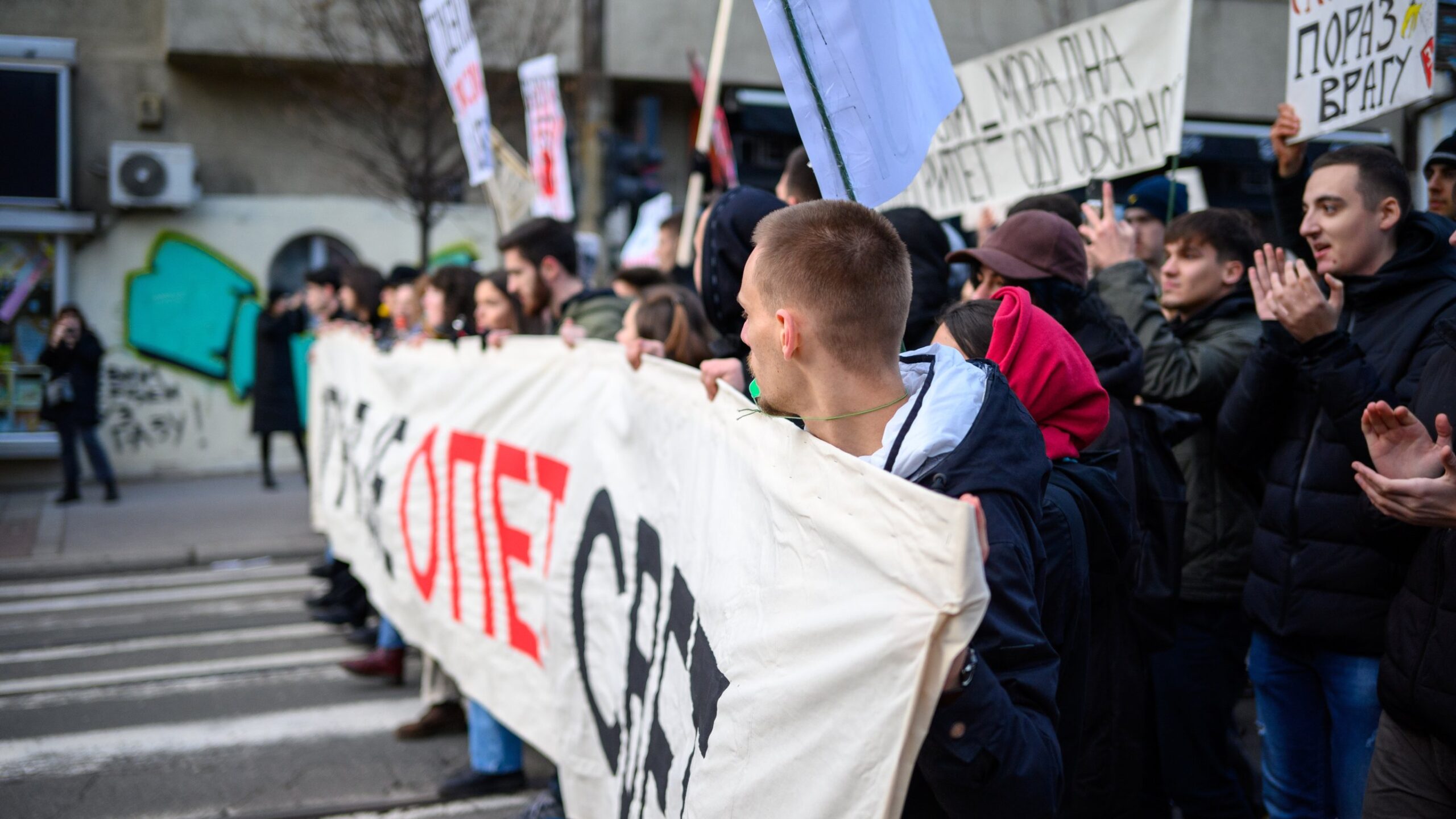 You are currently viewing Students are at the centre of a political uprising in Serbia. Again